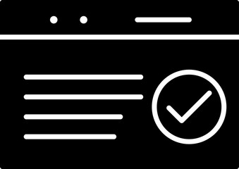 Fototapeta premium Unique QC Passed Vector Icon