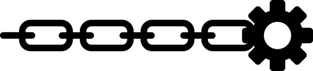 Unique Link Optimization Vector Icon