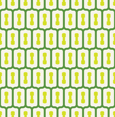 Abstract Geometric Retro Style Chains Seamless Pattern Trendy Fashion Colors Perfect for Allover Fabric Print or Wall Paper Minimal Simple Concept