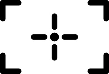 Unique Focus Vector Icon