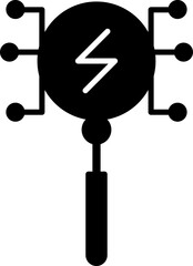 Unique Intelligent Search Vector Icon