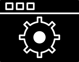 Unique Settings Vector Icon