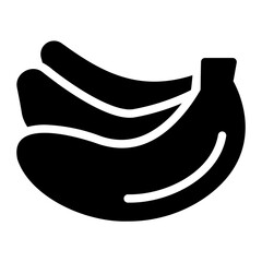 banana glyph icon