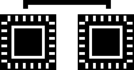 Processors Connected Icon