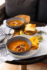 bouillabaisse tomato fish and seafood soup