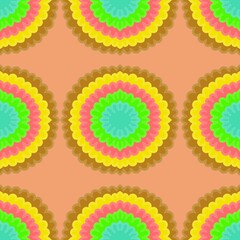 seamless pattern with circles