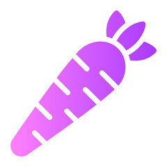 carrot gradient icon