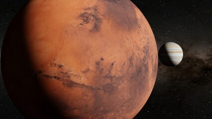 Mars and Jupiter . © vikram