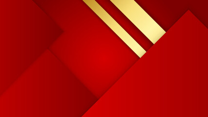 Obraz premium Abstract red and gold soft background