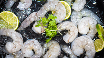 fresh shrimp