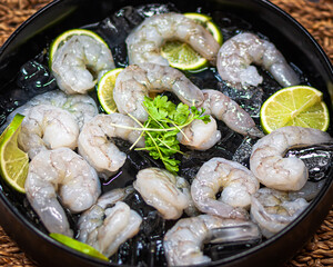 fresh shrimp