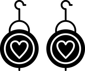 Obraz premium Earrings Icon