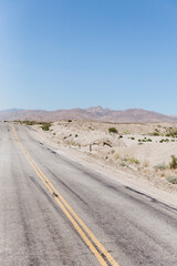desert landscape, death valley, sunny day