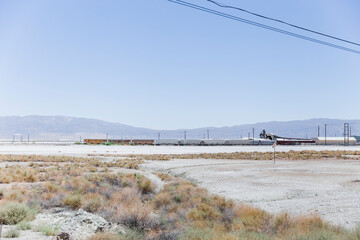 desert landscape, death valley, sunny day