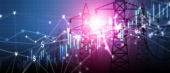 sfondo, energia, elettricità