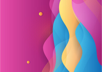 Abstract colorful geometric shapes background