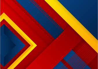 Abstract colorful geometric shapes background