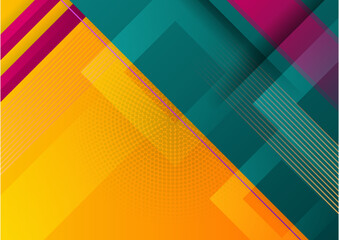 Abstract colorful geometric shapes background