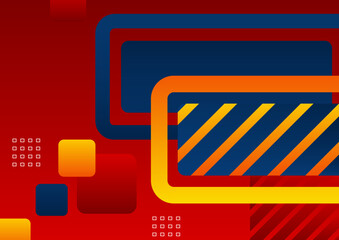 Abstract colorful geometric shapes background
