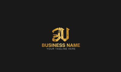JV  initial logo | initial based abstract modern minimal creative logo, vector template image. luxury logotype logo, real estate homie logo. typography logo. initials logo.