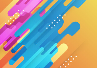 Abstract colorful geometric shapes background