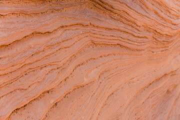 antylope canyon, textures and shapes, red color