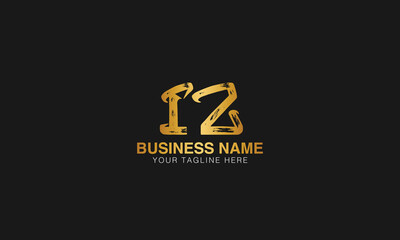 IZ initial logo | initial based abstract modern minimal creative logo, vector template image. luxury logotype logo, real estate homie logo. typography logo. initials logo.