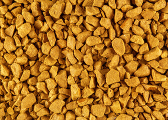 instant coffee granulated extreme close up