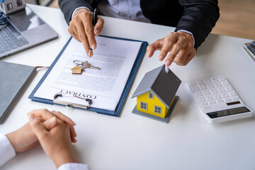 Real estate agents offer home loan and insurance after discussing and signing an agreement with an approved application form. home insurance and real estate investment ideas