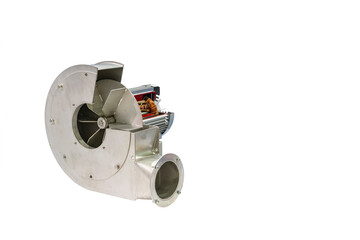 industrial dust exhaust ventilation centrifugal fan air blower assembly with electric motor cross...