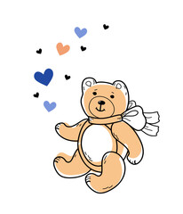 teddy bear with heart