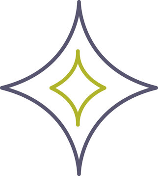 Unique Diamond Vector Icon