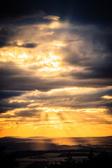 sunset at the beach