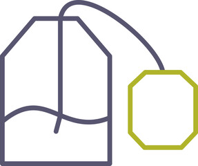 Tea Bag Vector Icon