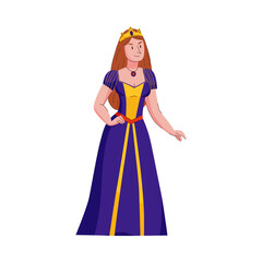 Obraz na płótnie Canvas Medieval Kingdom Princess Composition