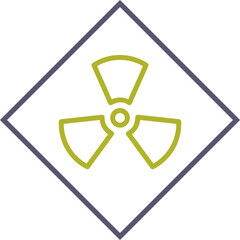 Radiation Vector Icon