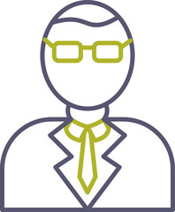 Casino Manager Vector Icon