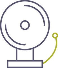 Unique Fire Alarm Vector Icon