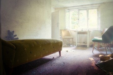 Verlassender Ort - Grusselig - Verlassener Ort - Urbex / Urbexing - Lost Place - Artwork - Creepy -...