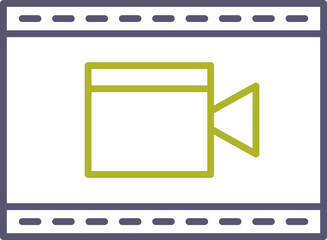 Unique Video & Animation Vector Icon