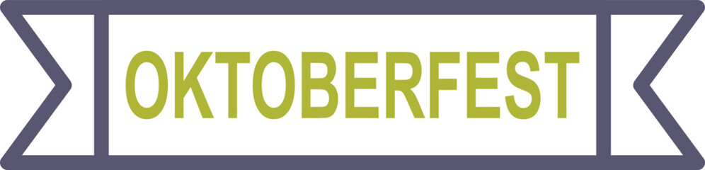 Oktoberfest Banner Icon