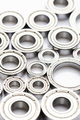 Metal bearings background