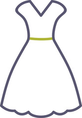 Woman's Dress Icon