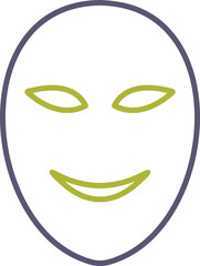 Ancient Face Mask Icon