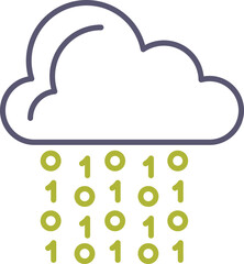 Cloud Coding Icon