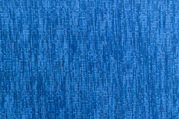 Close-up of blue texture fabric cloth textile background