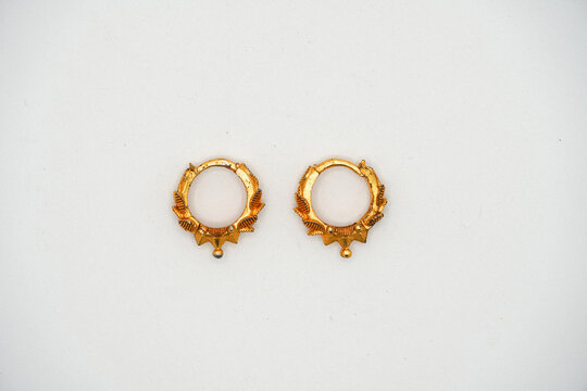 Earring Jewellery image in white background