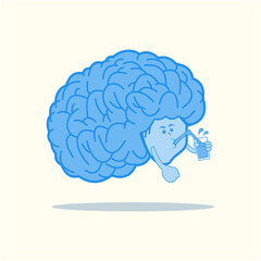 illustration of brain