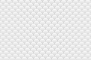 White fish scales or mermaid scales pattern background.
