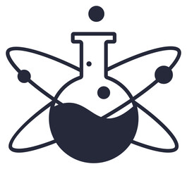 Atom lab icon